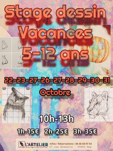 Stage de dessin pour enfants