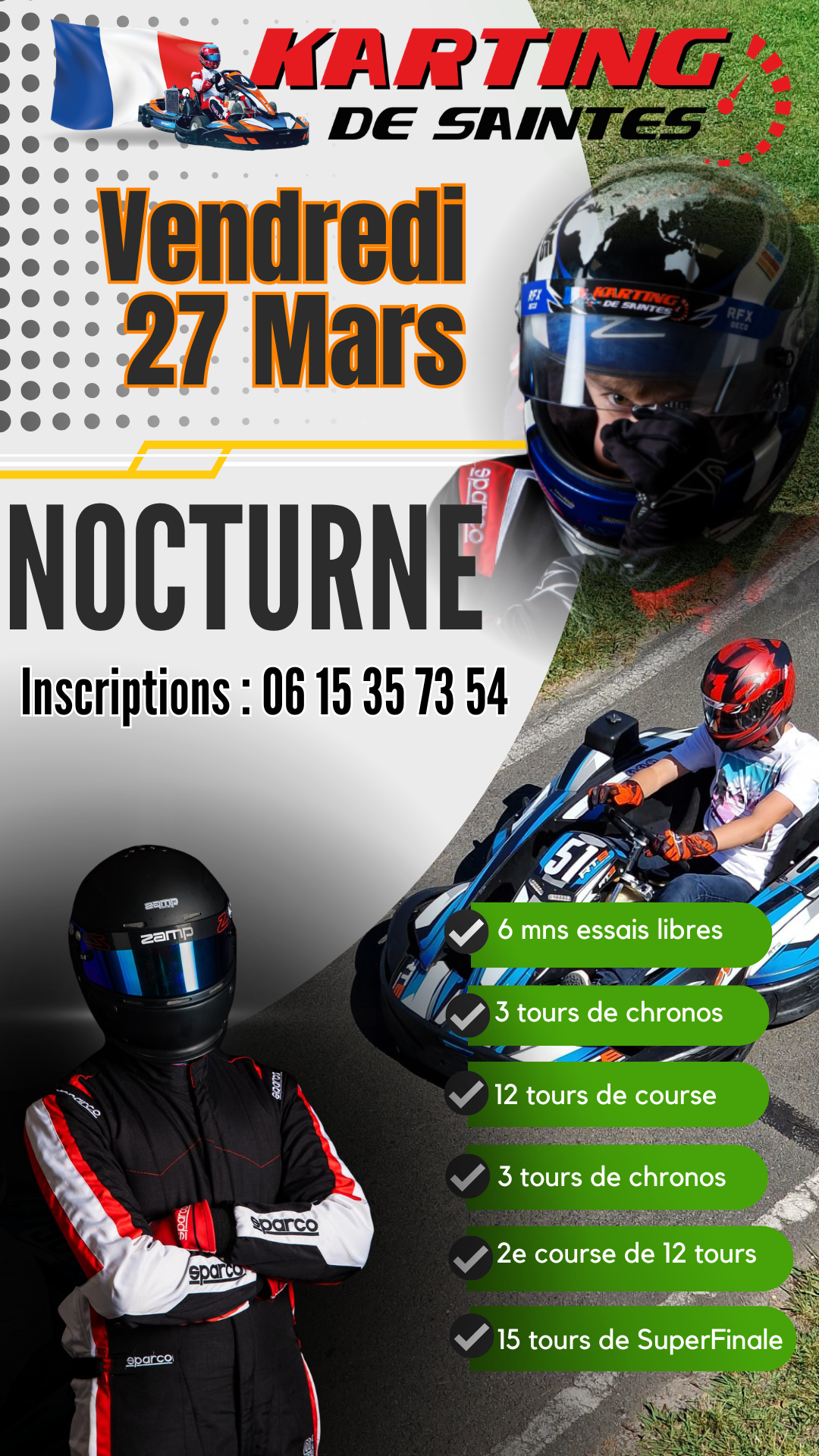 Karting - Nocturne du 27 Mars
