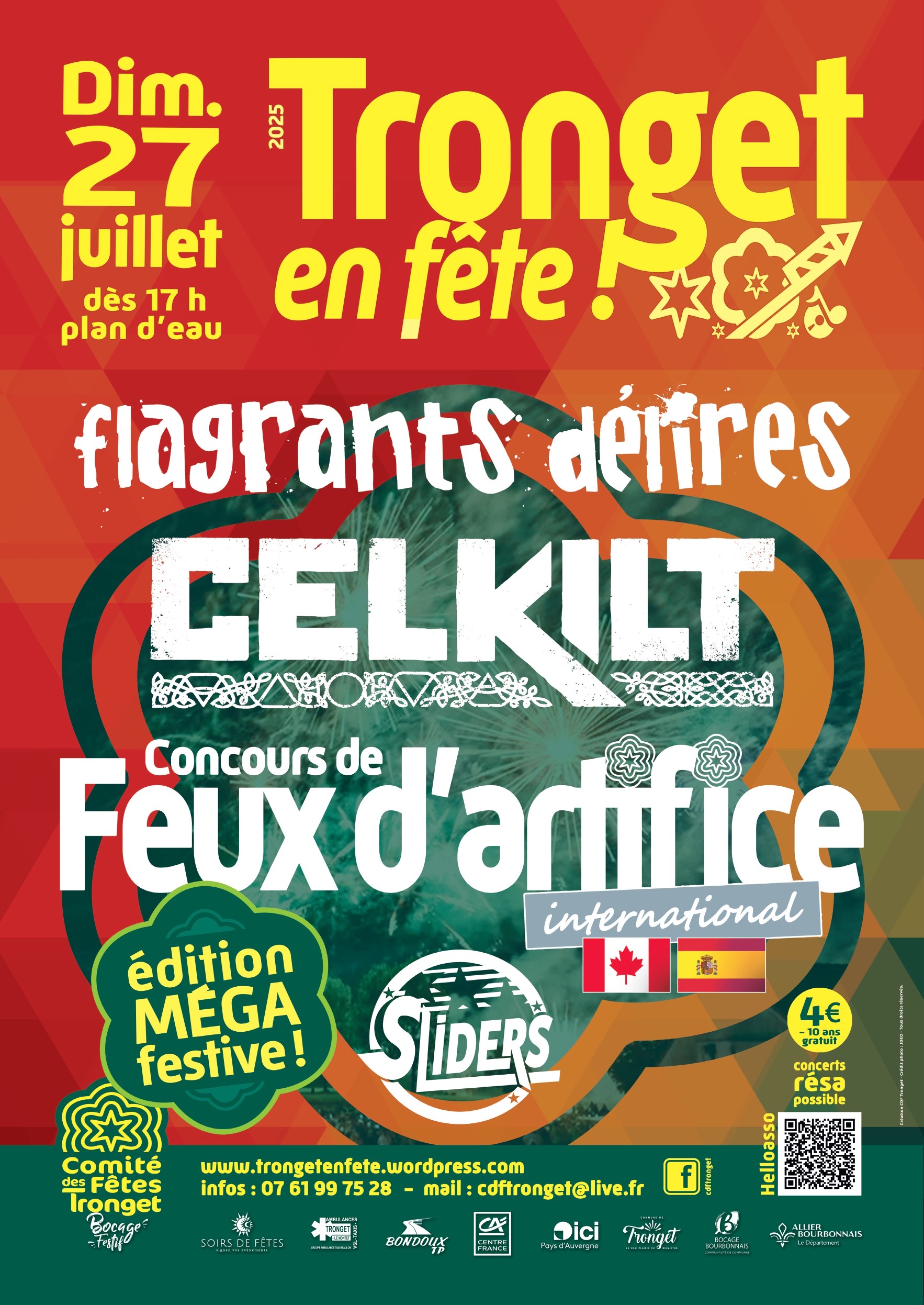 Tronget en fête - Concert et Big Feu