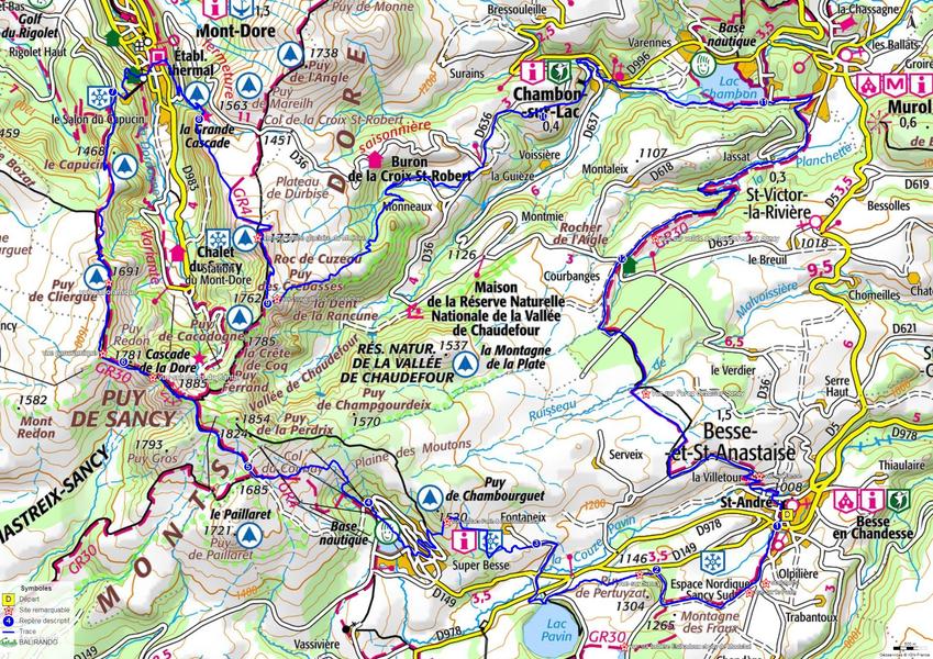 La boucle Sancy Est - Besse (au départ de Besse-et-Saint-Anastaise / 59 km)