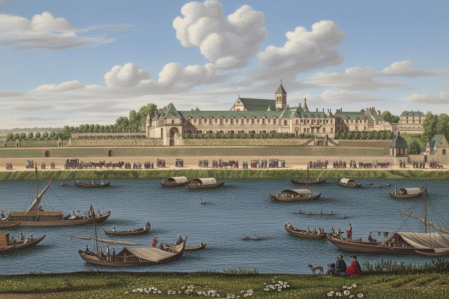 Illustration du château de Conflans au Grand Siècle 