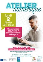 Affiche atelier numérique