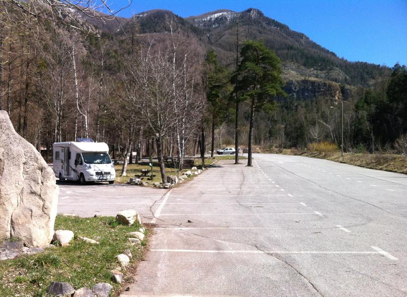 Aire camping-cars de Colmars-les-Alpes
