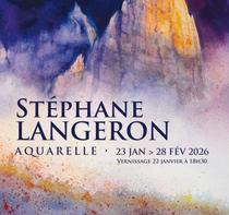 Affiche de l'exposition Stéphane Langeron