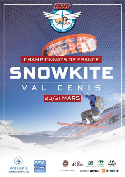 Championnats de France de Snowkite_Val-Cenis