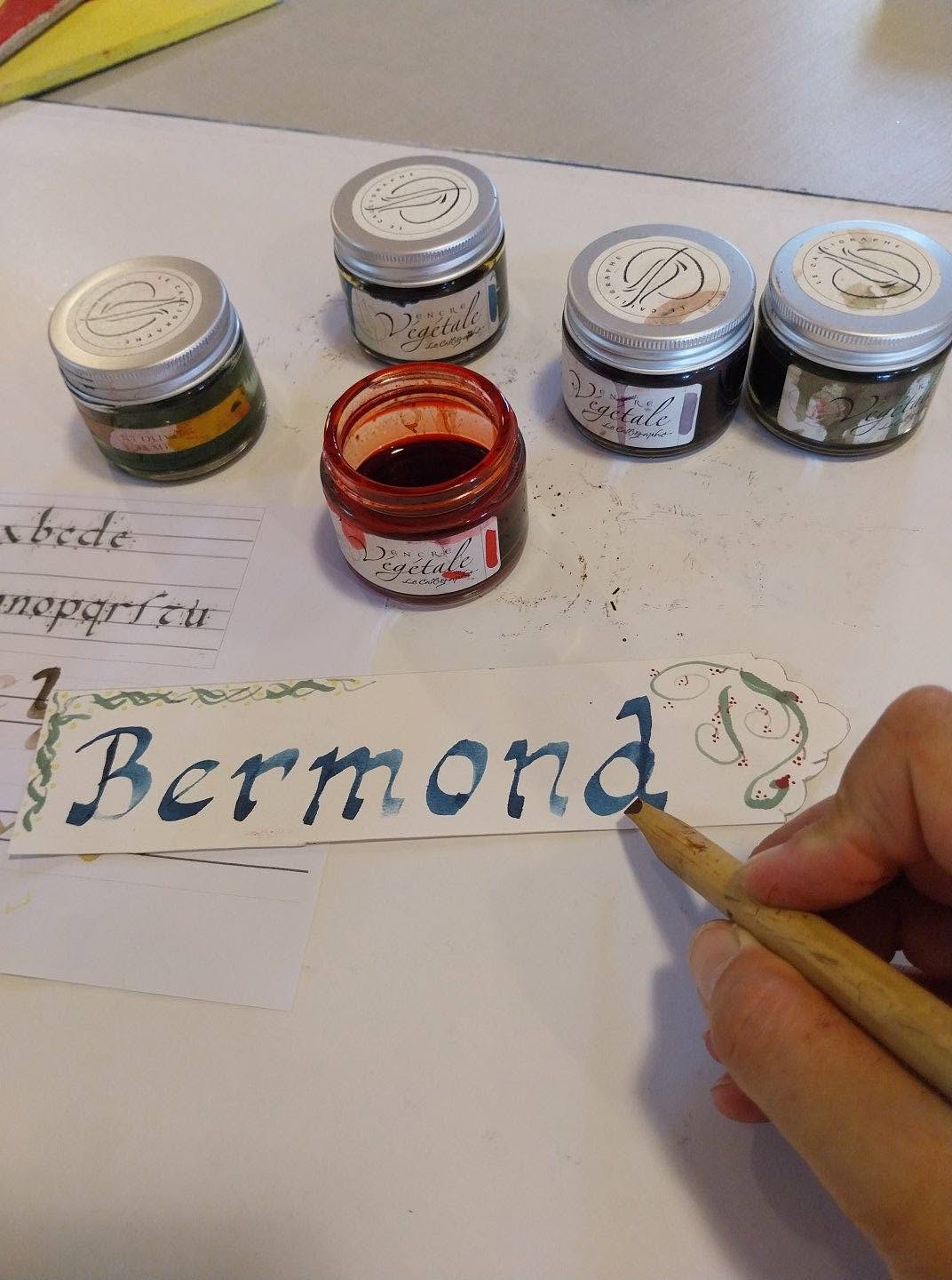 Atelier calligraphie du château de Sommières