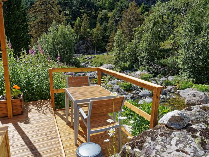 La terrasse en bord de la Gordolasque
