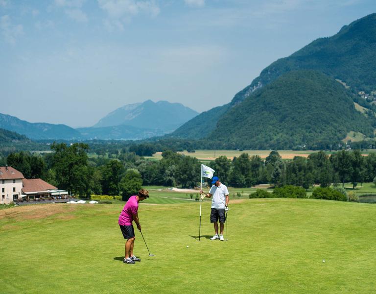 Giez Golf 18 & 9 trous vue Lac Annecy