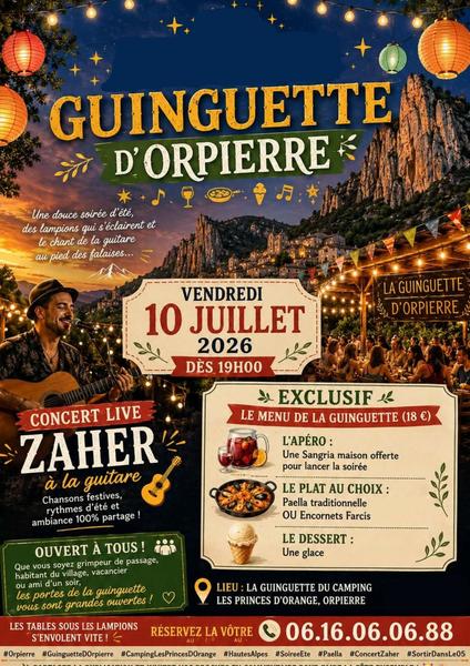 Repas Paella concert