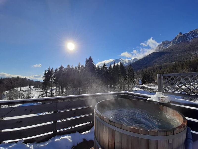 Bains nordiques et neige