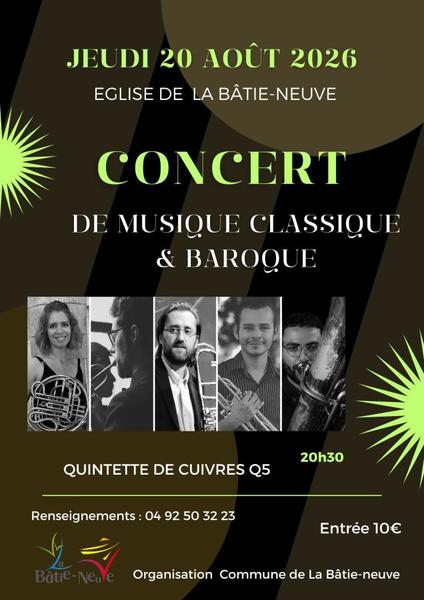 Concert Quintette de cuivres