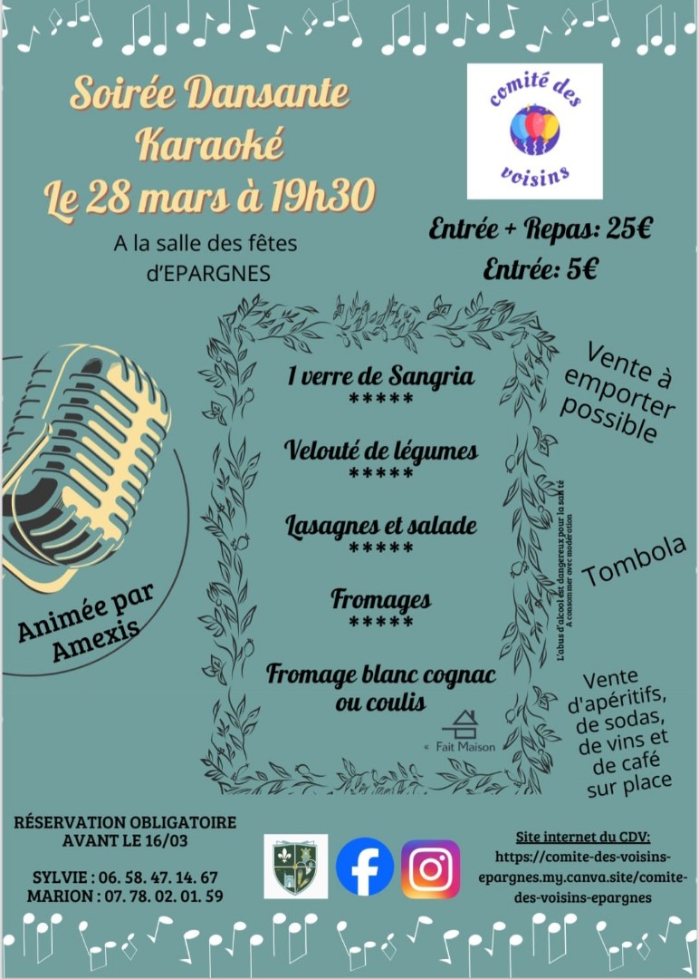 Soirée dansante Karaoké