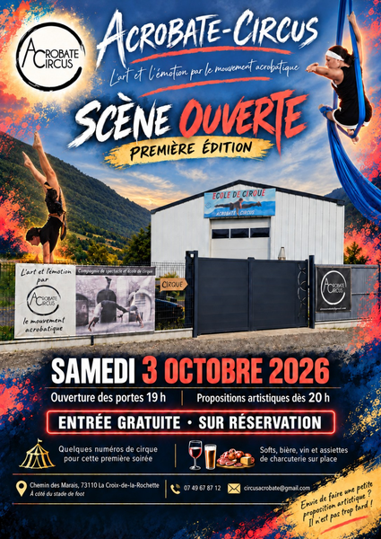 1ère Scène ouverte Chez Acrobate-Circus