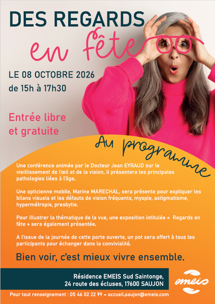 Journée mondiale de la vue - "Des regards en fête"