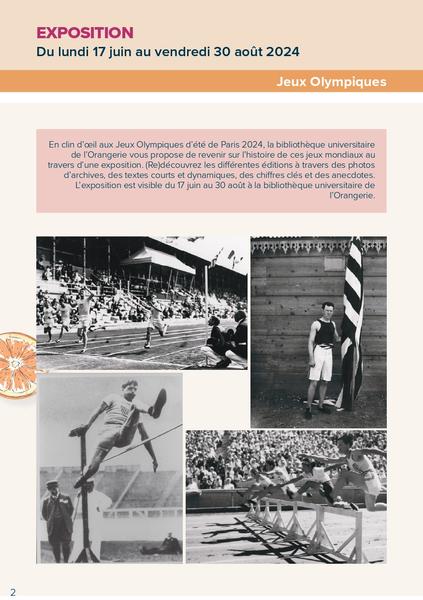Exposition jeux olympiques