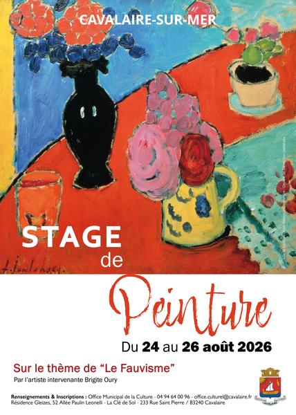 Stage de peinture adultes et enfants_Cavalaire-sur-Mer