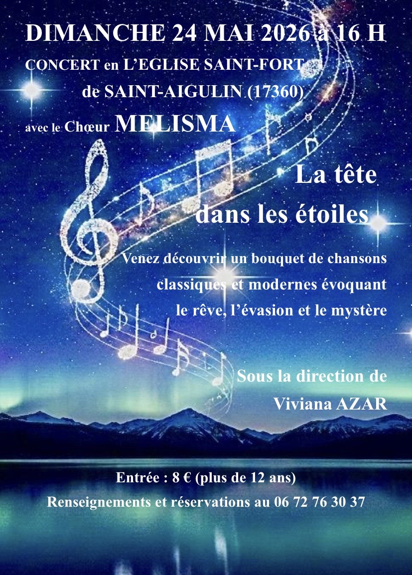 Concert Ensemble Vocal Mélisma "la tête dans les étoiles"