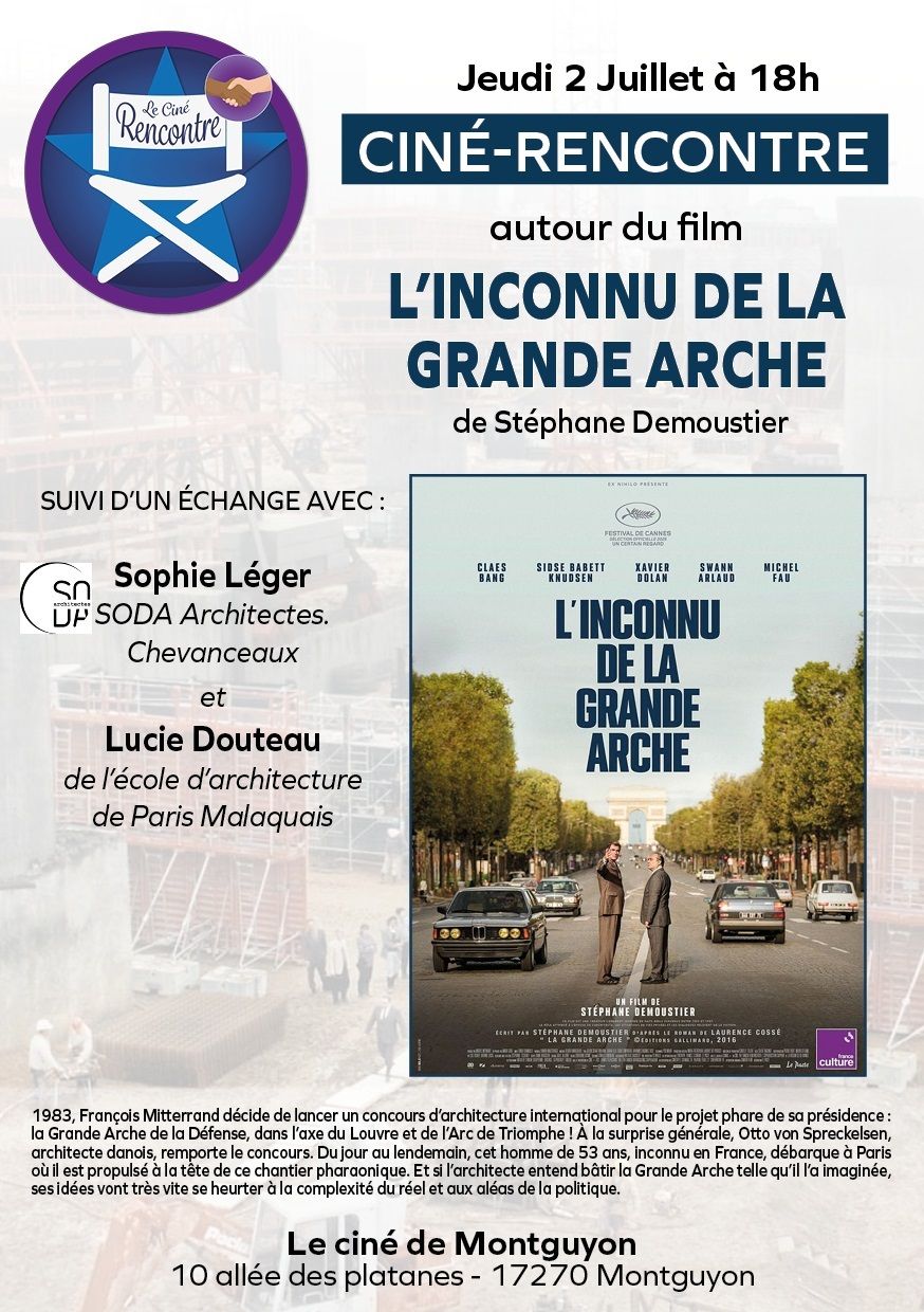 Ciné rencontres "L'inconnu de la grande arche"