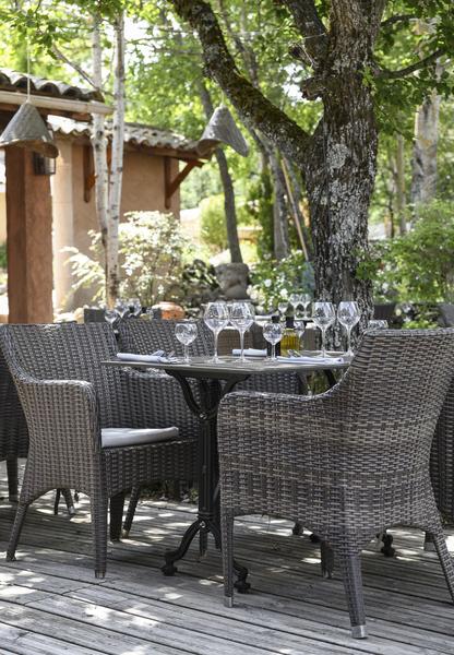 La table du Val de Sault terrasse