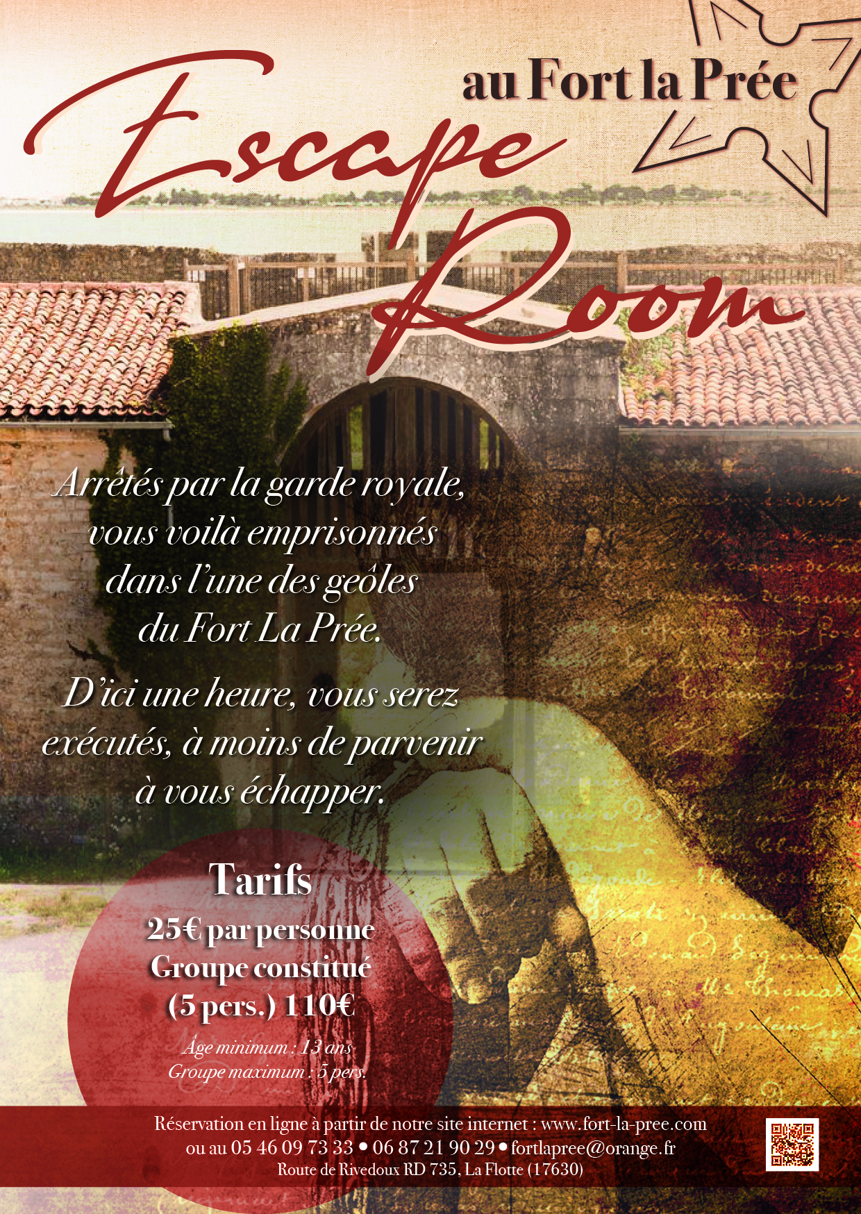 Escape room au Fort La Prée