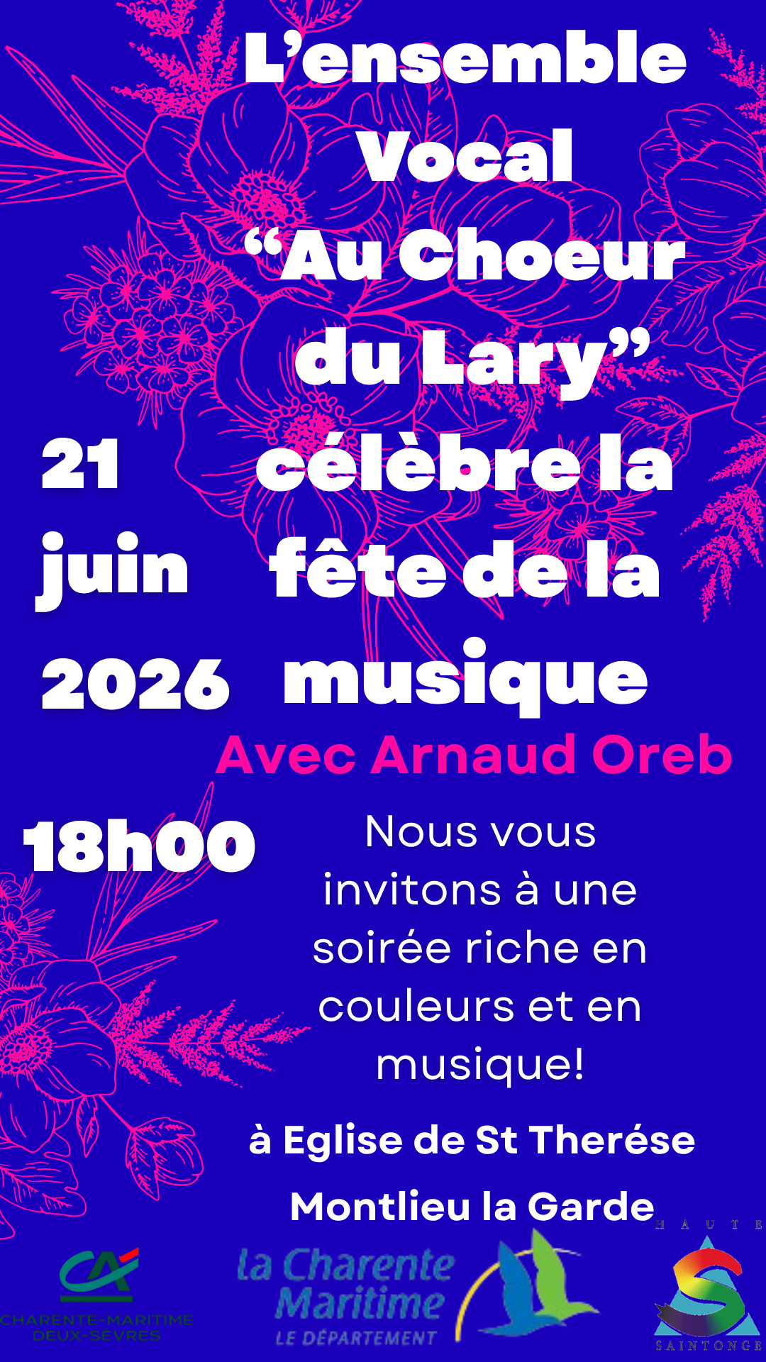 Fête de la musique avec la chorale "Au Choeur du Lary"