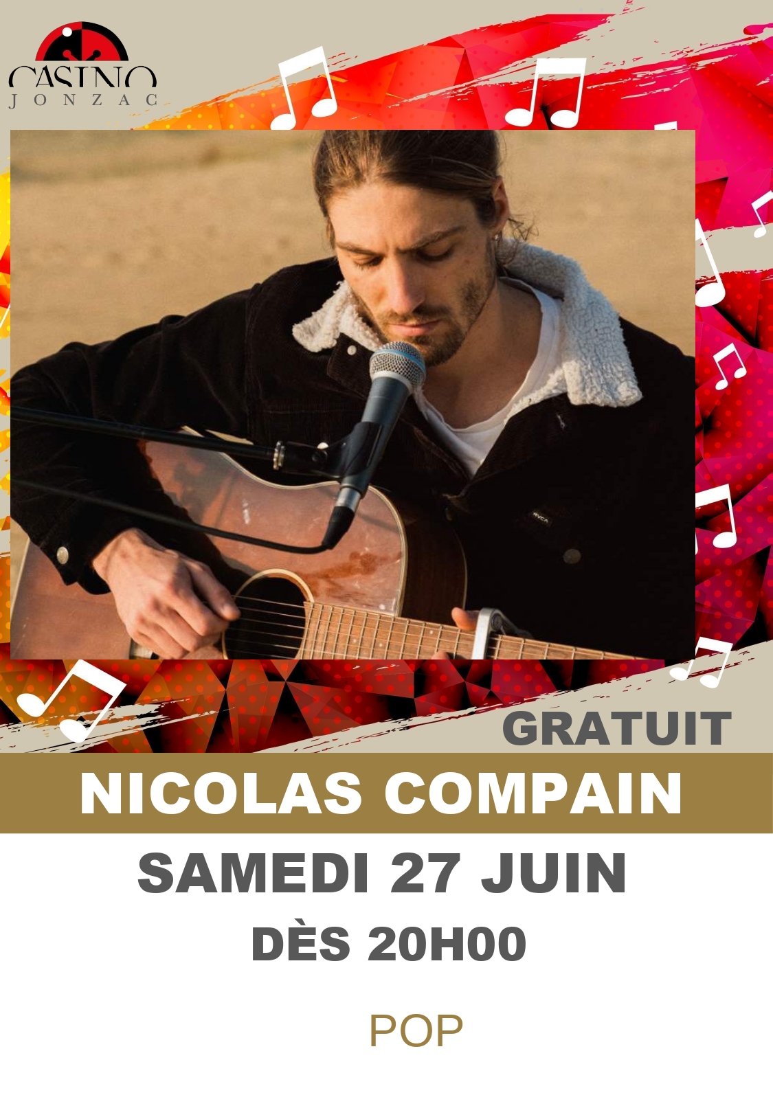 Concert Nicolas Compain au Casino