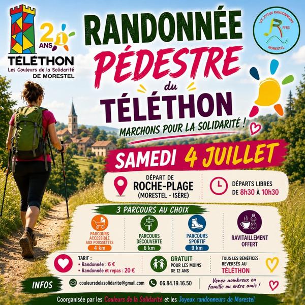 Affiche : Roche Plage ouvre ses portes pour un téléthon renversant !_Morestel Affiche : Roche Plage ouvre ses portes pour un téléthon renversant !_Morestel