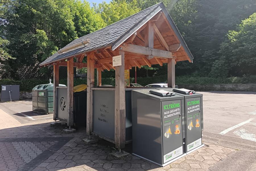Point de collecte des déchets – Mont-Dore