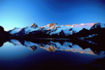 Coucher de soleil sur le lac Noir - La Grave