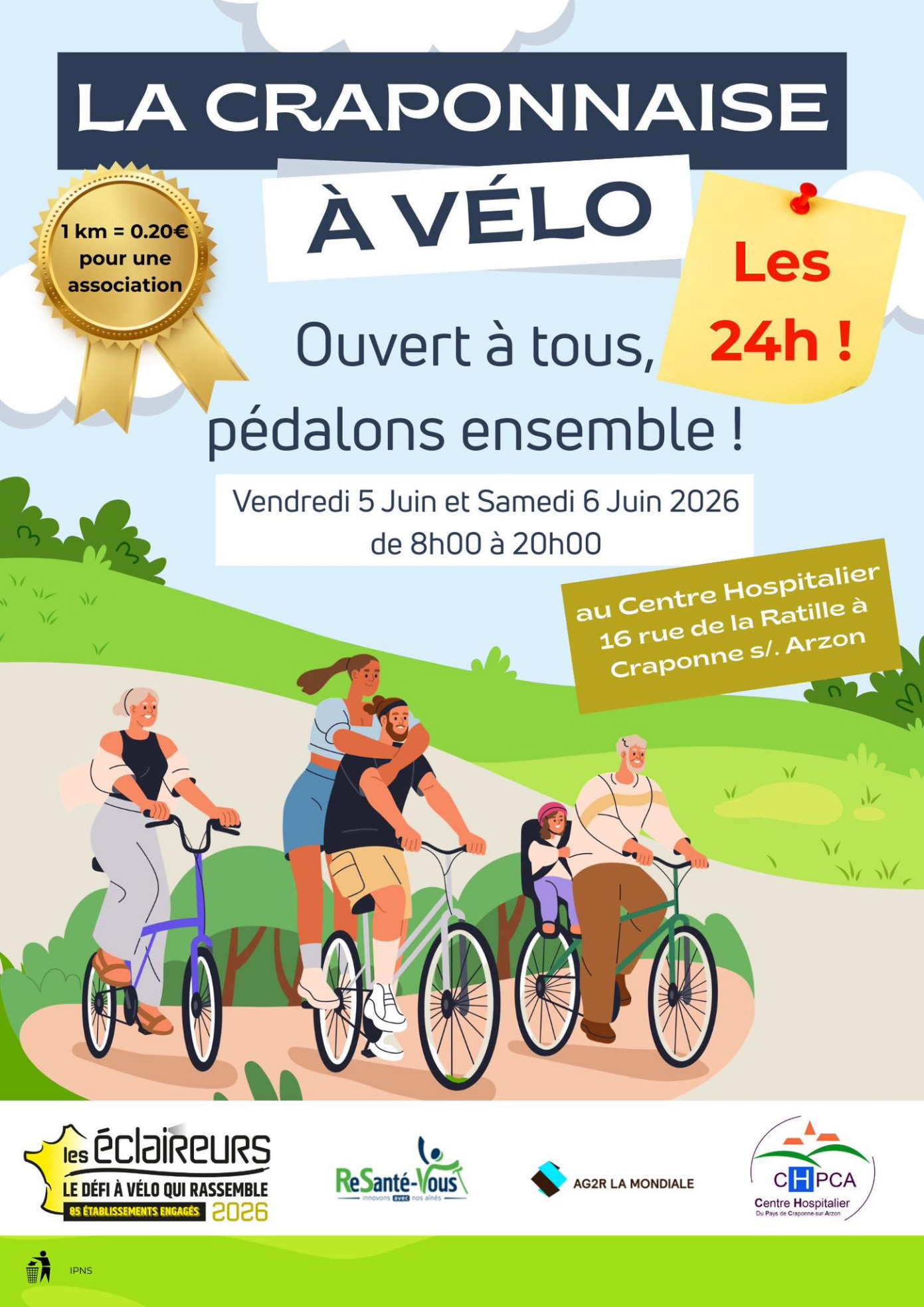 Les 24h de la Craponnaise à vélo