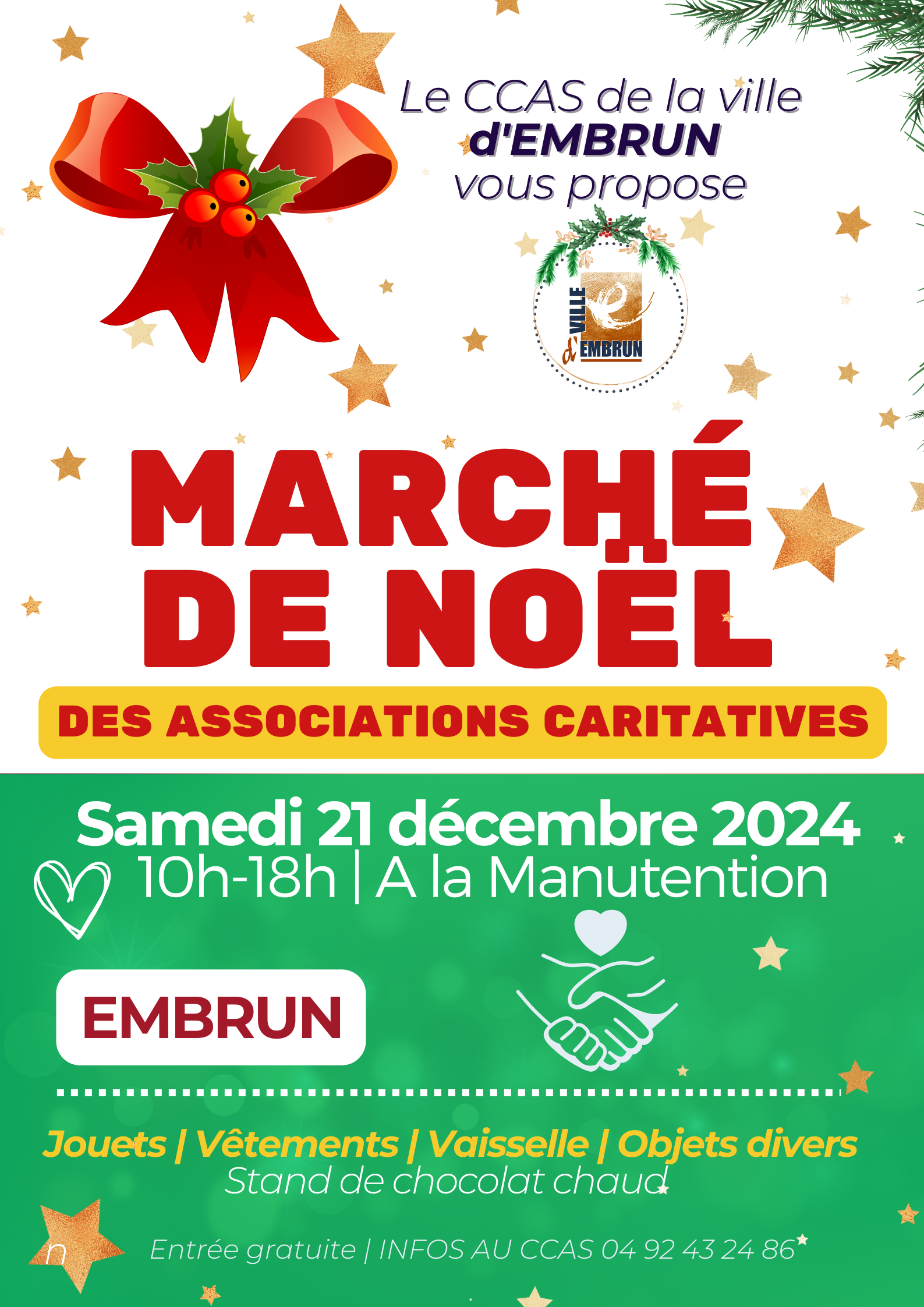 Marché de Noël des associations caritatives_Embrun