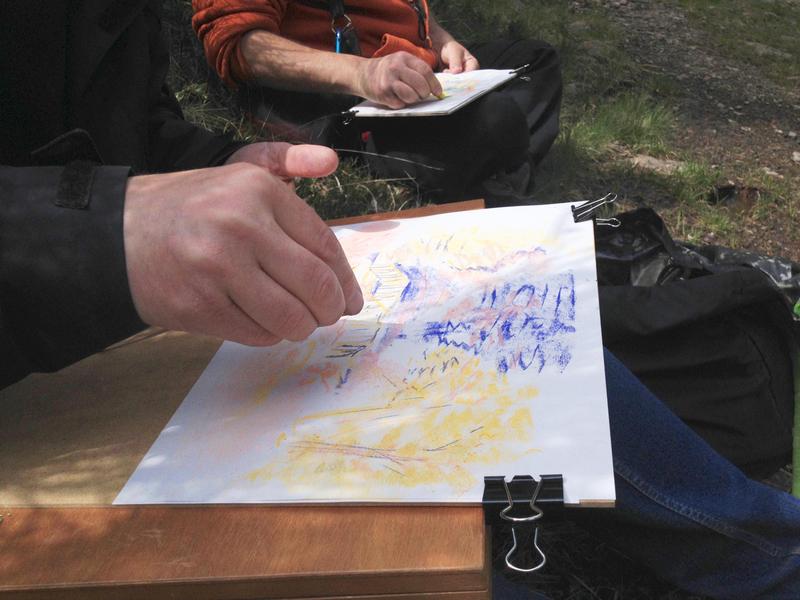 Stages de dessin d’observation en montagne