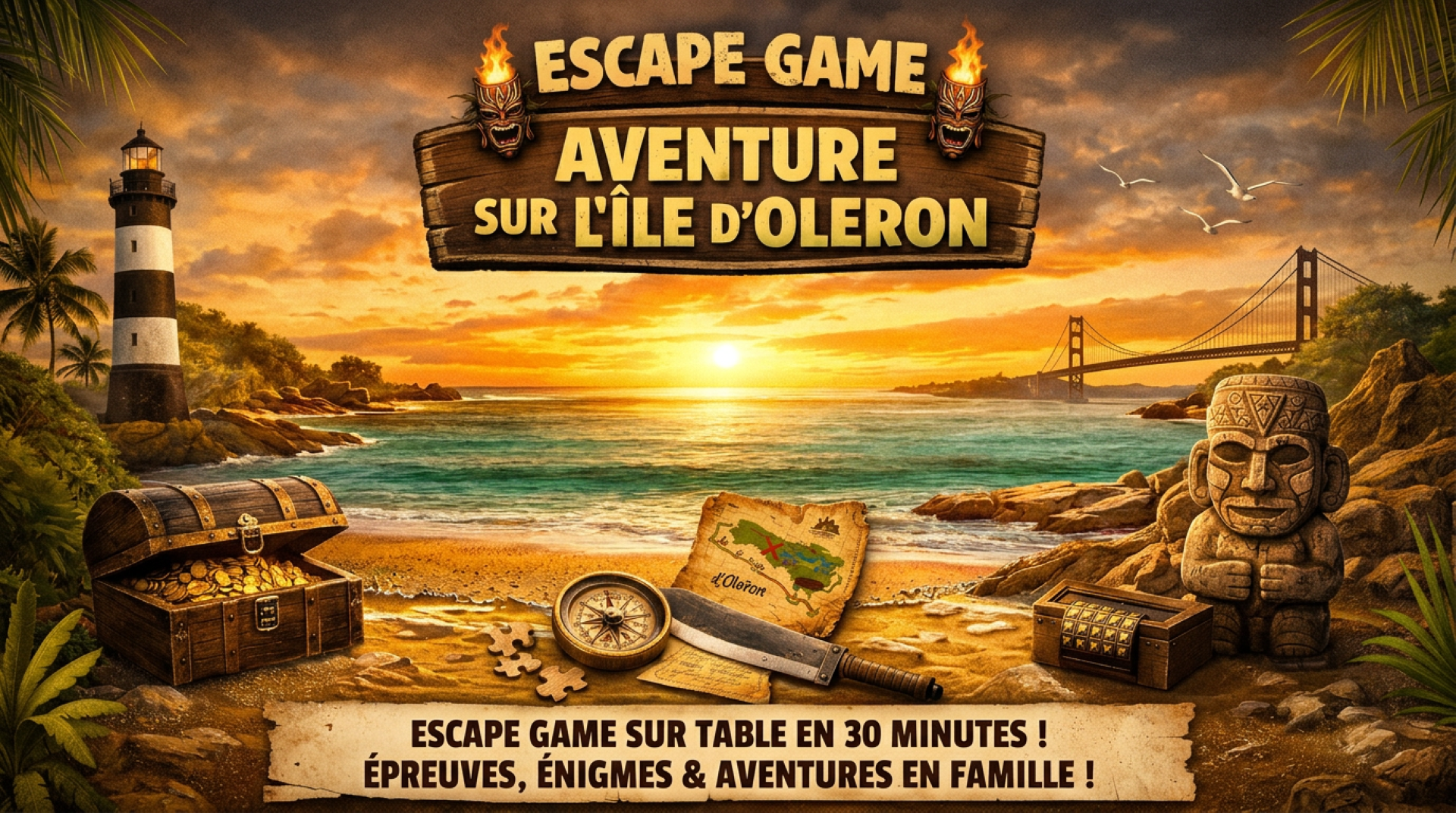 Escape game "Aventure sur l'île d'Oléron"