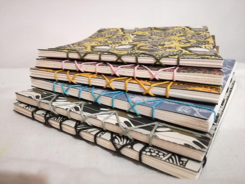 [Fablab] Atelier reliure d'agenda pour fêter les 20 de la Maison des Services de Murat