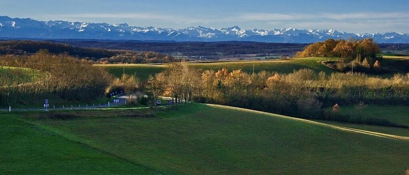 Vue sur la chaîne des Pyrénées