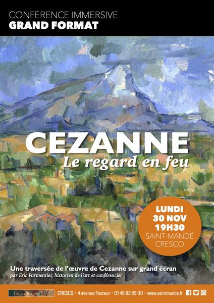 Affiche fond de peinture Cezanne 