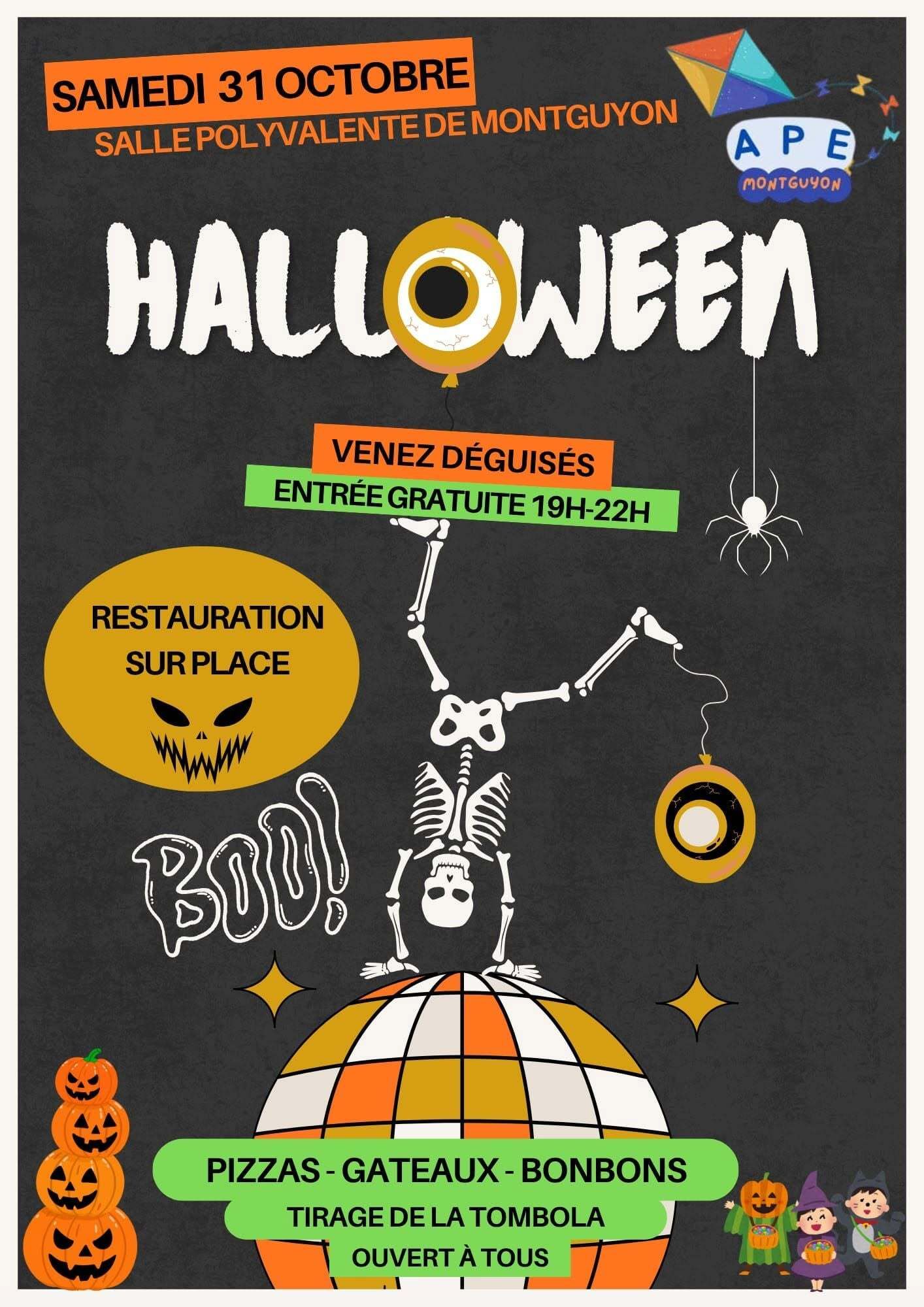 L'APE Organise une soirée Halloween