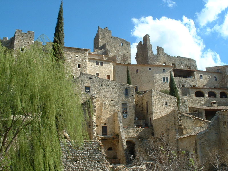 Vue du village de Saint-Montan