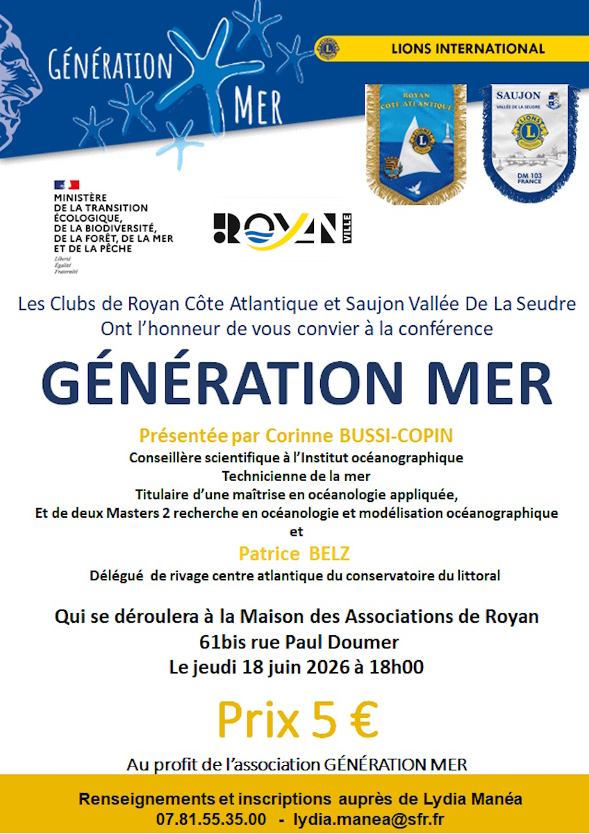 Conférence - Génération Mer