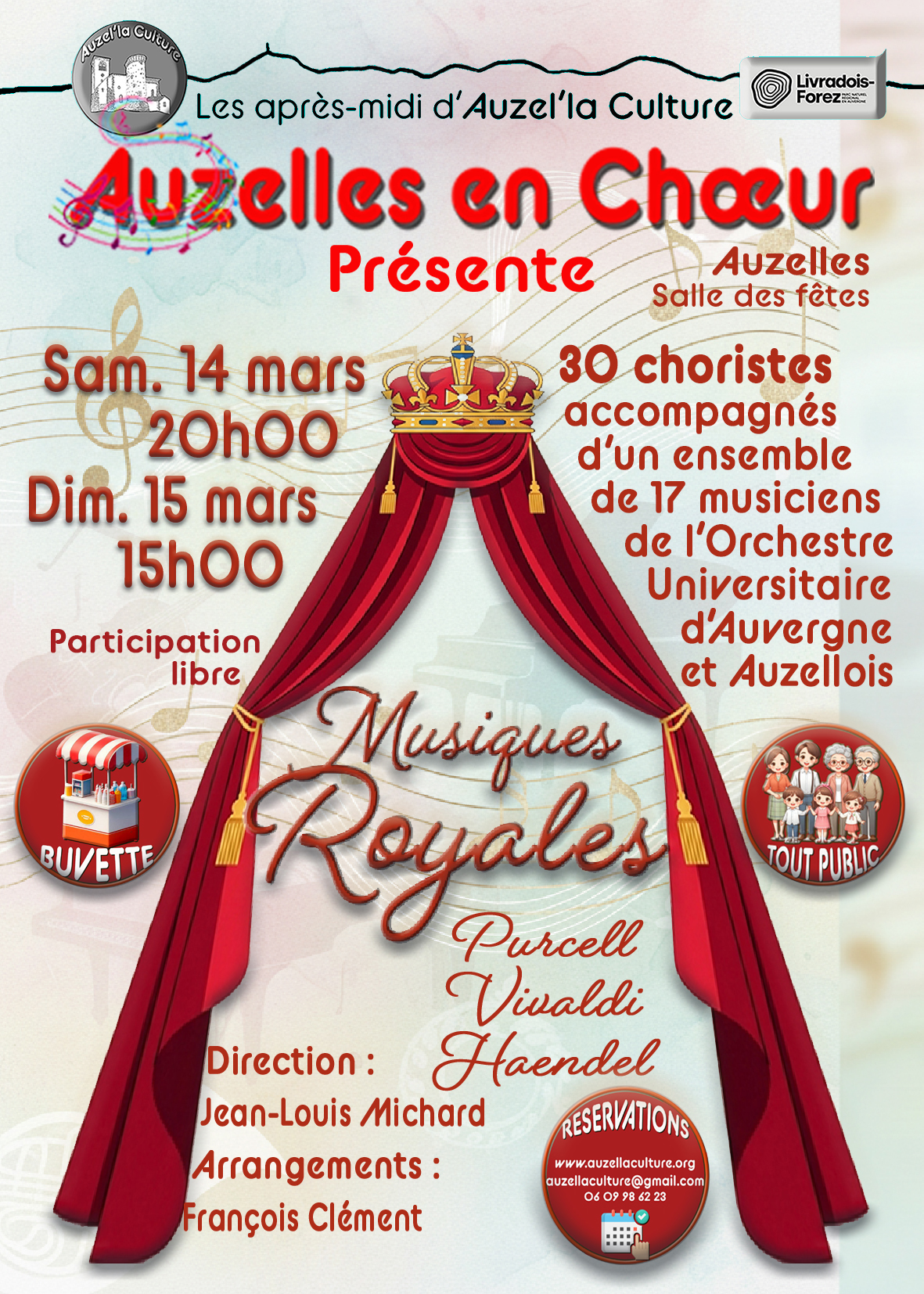 Musiques royales – Auzelles en chœur