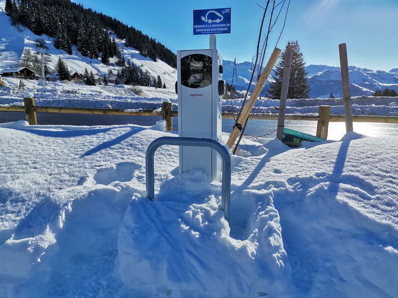 Borne de recharge pour véhicules électriques