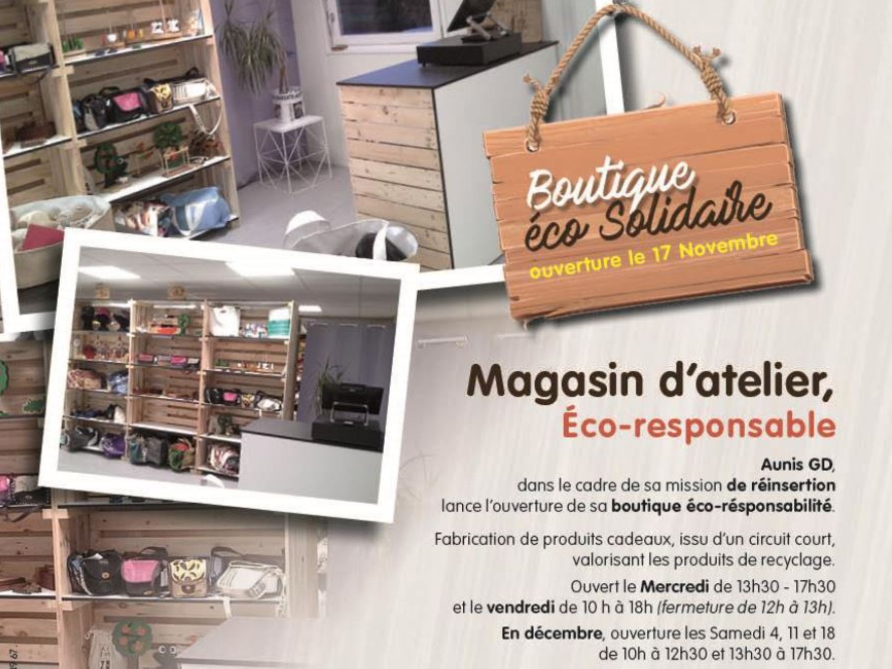 Boutique éco-solidaire Aunis GD