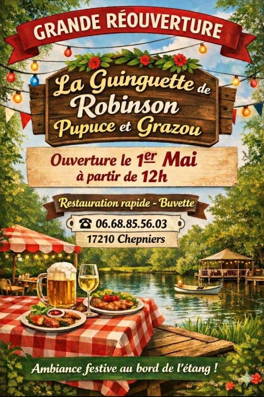 La guinguette de Robinson : Pupuce et Grazou