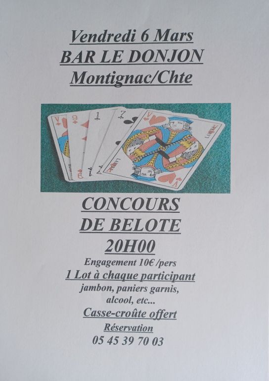 Concours de belote