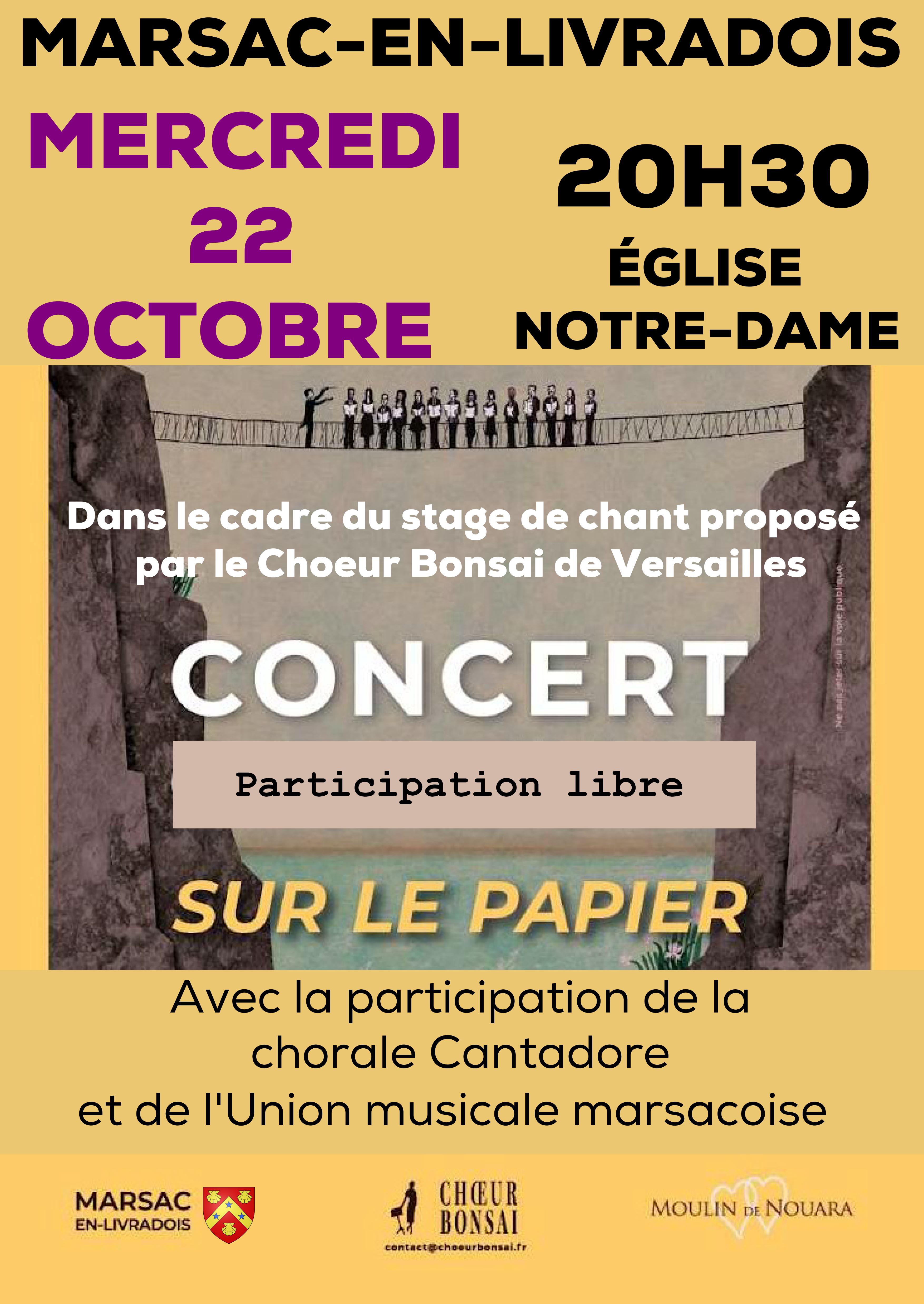 Chant choral et fanfare // Marsac-en-Livradois