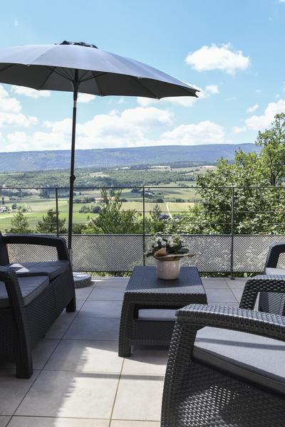 Domaine du Val de Sault terrasse appartement Ventoux