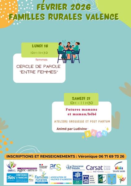 Atelier grossesse et post partum