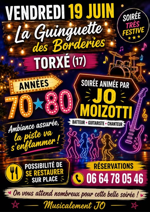 Soirée festive - Guinguette des Borderies