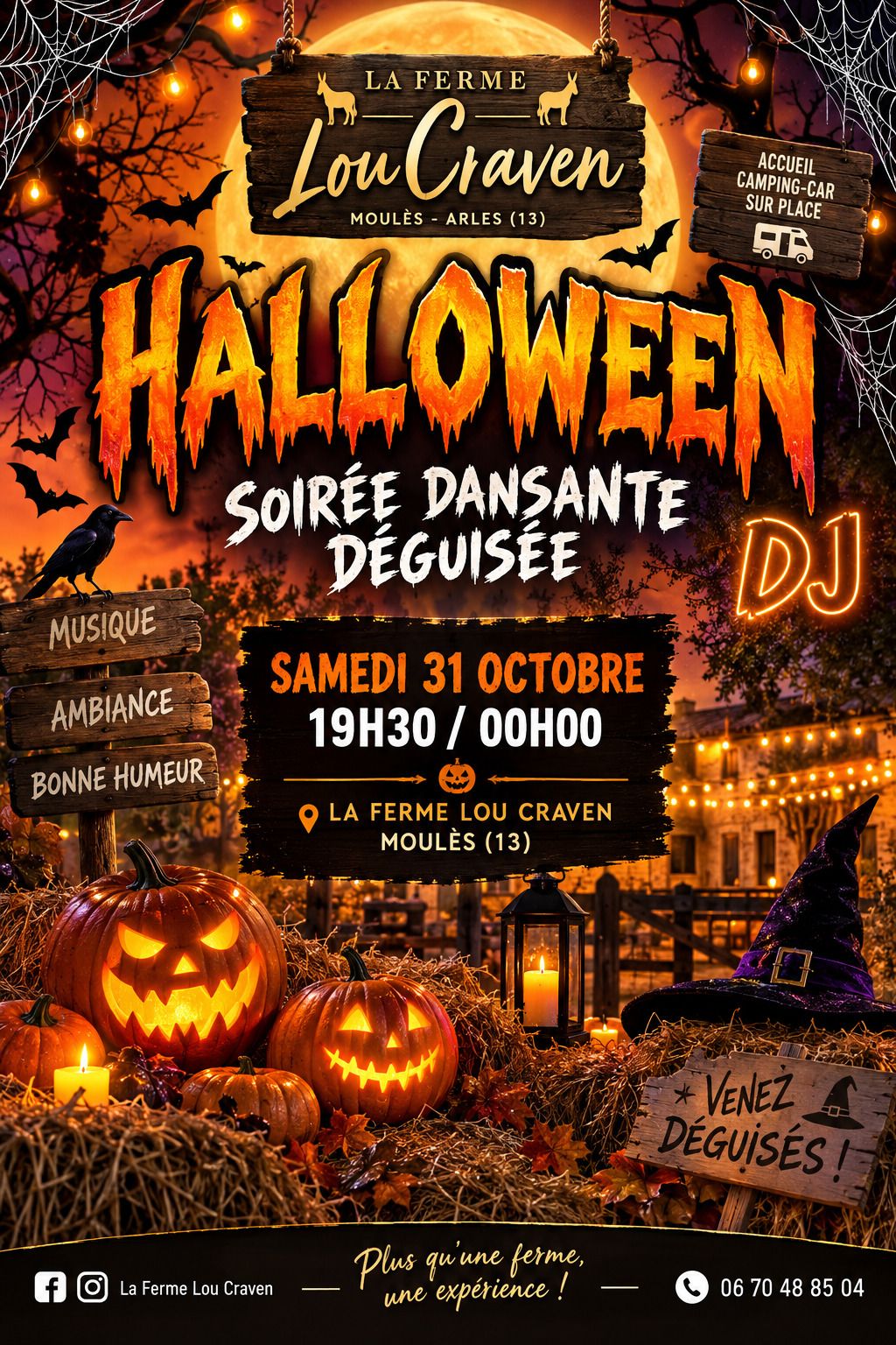 Halloween à la ferme Lou Craven