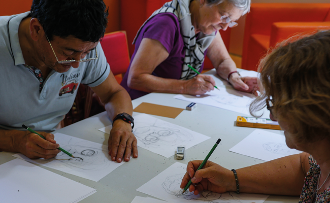 Atelier - Dessiner Angoulême en version futuriste